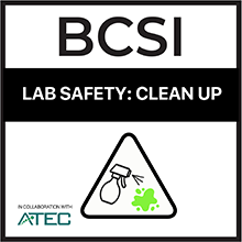 Lab Safety Clean Up Badge
